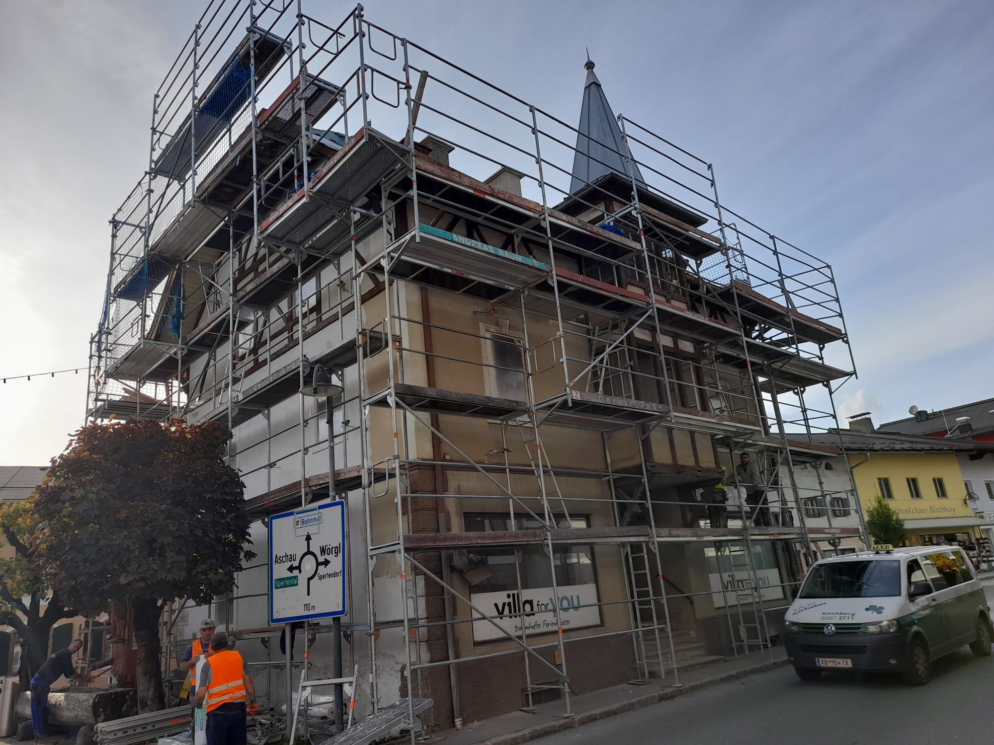 Fassadengerüst Tiroler Unterland